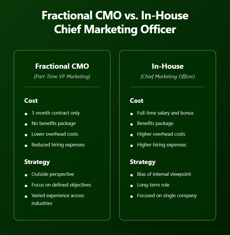 Fractional CMO Consulting Services